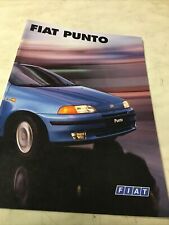 Fiat Punto 1999 55 60 T130 TD60 Cabriolet S SX etc prospectus brochure dépliant
