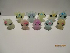 PETSHOP LOT DE 10 MINI FIGURINES " MOONGLOW FRIENDS" / "MOONLITE FAIRIES " 