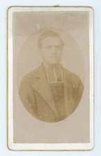 PHOTO CDV, un curé prêtre