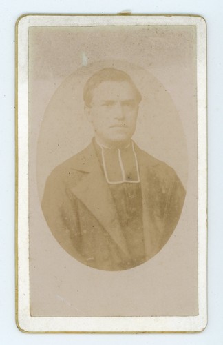 Photo cdv curé prêtre - photo, un
