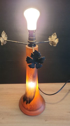 Pied lampe pâte verre - de, de