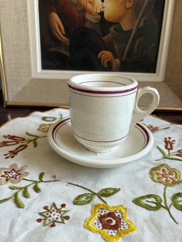 Ancien brulot tasse - et, sous