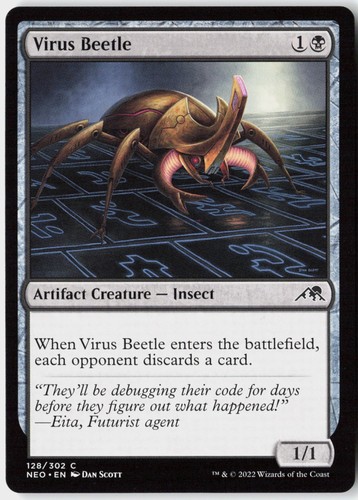 Magic virus beetle kamigawa - -,