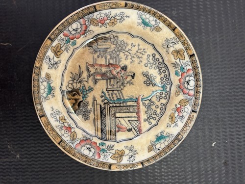 Assiette ancienne faience - assiette,
