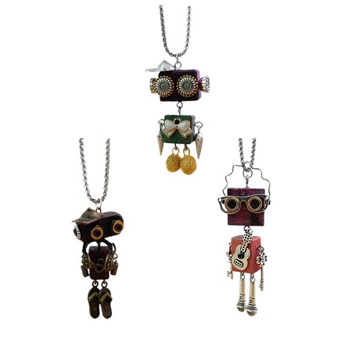Collier robot steampunk