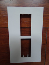 LEGRAND ANCIEN MOSAIC 50  1 PLAQUE DOUBLE   77260  Blanc