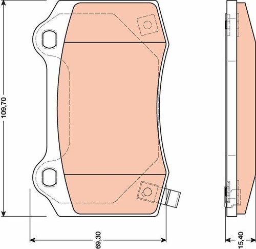 Plaquettes frein jeep t - de,