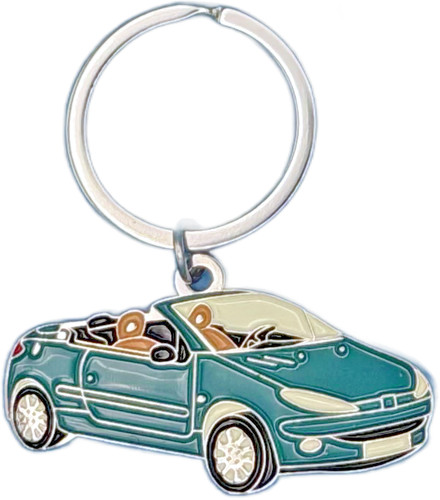 Porte clés peugeot 206cc - peugeot,