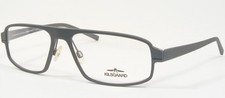 KILSGAARD 1.2 Mat Gris Foncé UNIQUE RARE LUNETTES 55-15-140mm Italie