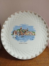 Assiette Porcelaine decor"port
