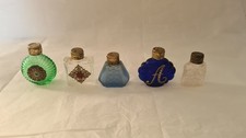 Lot de 5 Petits Flacons de Parfum Anciens