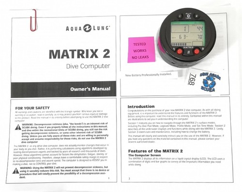 Aqua lung matrix ordinateur - aqua, 2