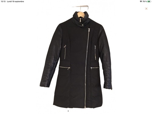 Superbe manteau doudoune noir