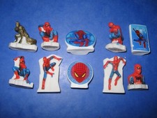 Série complete de 10 feves:  Spiderman 2013