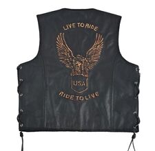 Veste En Cuir De Moto Pour