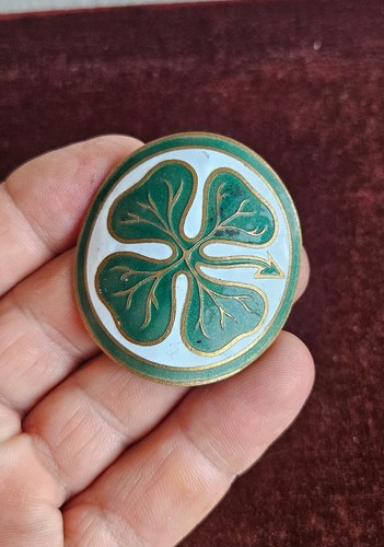 Vintage enamel automobile car - enamel,