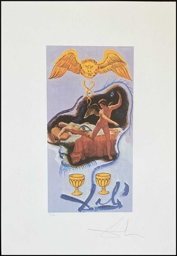 Salvador dali tarot 70 - dali, x