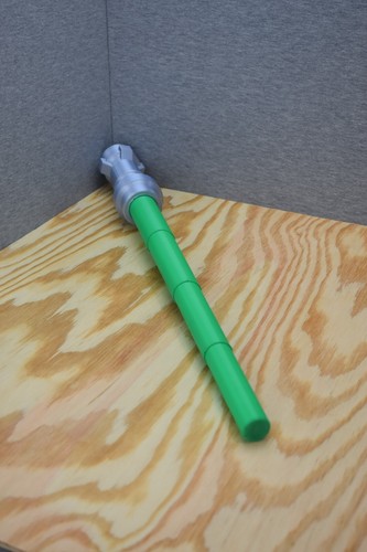 Lego lightsaber 3d printed - 3d,