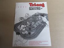 327O Tri-Ang Scalextric France Recto Verso 1962 Slot Car Course Circuit + Tampon