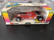 burago 1/24 f1  ferrari 126 ck turbo de 1981  numero 28  DIDIER PIRONI en boite 