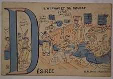 CPA HUMORISTIQUE - L ALPHABET