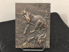 TRES JOLI BAS RELIEF EN BRONZE