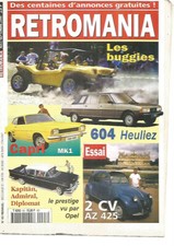 RETROMANIA N°63 LES BUGGIES / 604 HEULIEZ / 2 CV AZ 425 / CAPRI MK 1 / KAPITAN