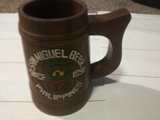 Wood beer mug