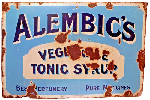 Alembic porcelaine émail - porcelaine,