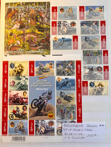 Timbres belgique 2004 - yt, n°