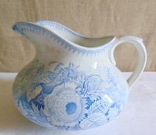 ANCIEN BROC DE TOILETTE POT A EAU BADONVILLER F T  DECOR JARDINIERE