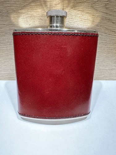 Flasque cuir et - ,
