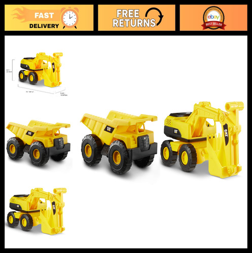 Dump truck excavator - dump, set