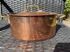 Vintage Cocotte Ovale En Cuivre HAVARD Made In France