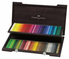 Farber Castel crayons de couleur polychromos lot de 120 couleurs coffret...
