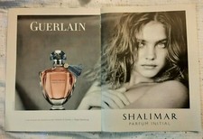 Publicité papier Parfum. Perfume Ad Guerlain Shalimar parfum initial de 2012