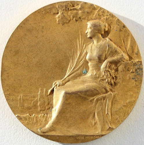 Medaille bronze doré - en,
