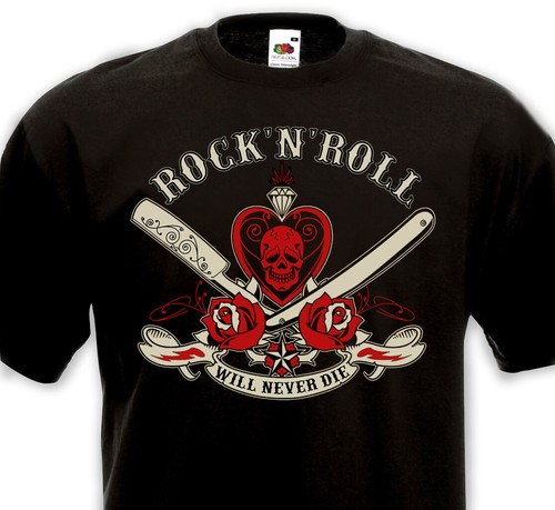 Shirt rock roll will never - t-shirt, rock'n'roll