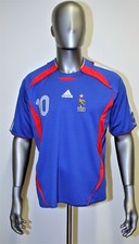 Maillot équipe France Adidas domicile 2006 #10 ZIDANE size L made in Thaïland
