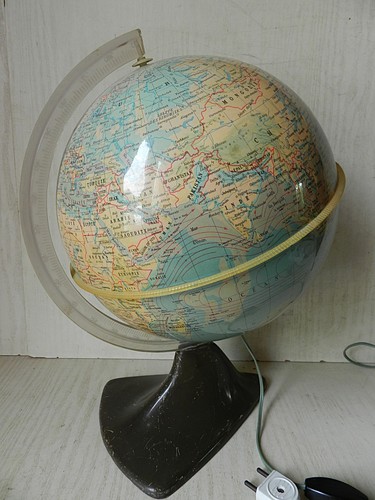 Globe terrestre vintage - vintage, 1965