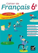 Cahier de français 6e -