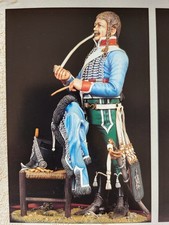 Poste Militaire/Hussard 1813/90mm no 54mm Durendal Pegaso Cimier Metal Modeles