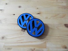 Cache coupelle custom VW - Golf MK4 - Bleu/Noir