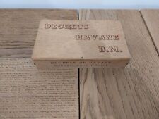 Boite Ancienne A Cigare Vide Dechets De Havane