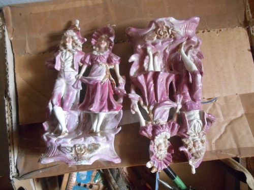 Ancien paire vase - , porcelaine