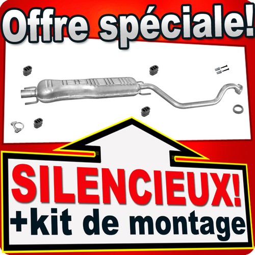 Silencieux intermédiaire pour - silencieux,