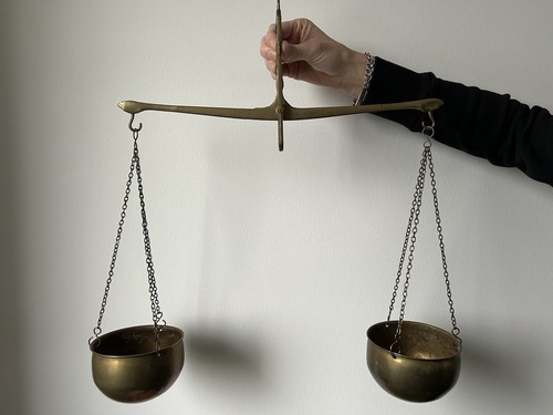 Ancienne balance supendre - balance, à