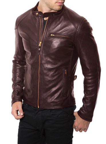 Veste cuir agneau - veste, d'agneau
