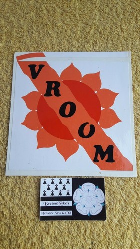 Vintage autocollant vroum - vintage,