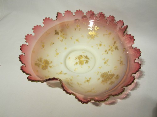 Ancienne grande coupe verre - ancienne, en